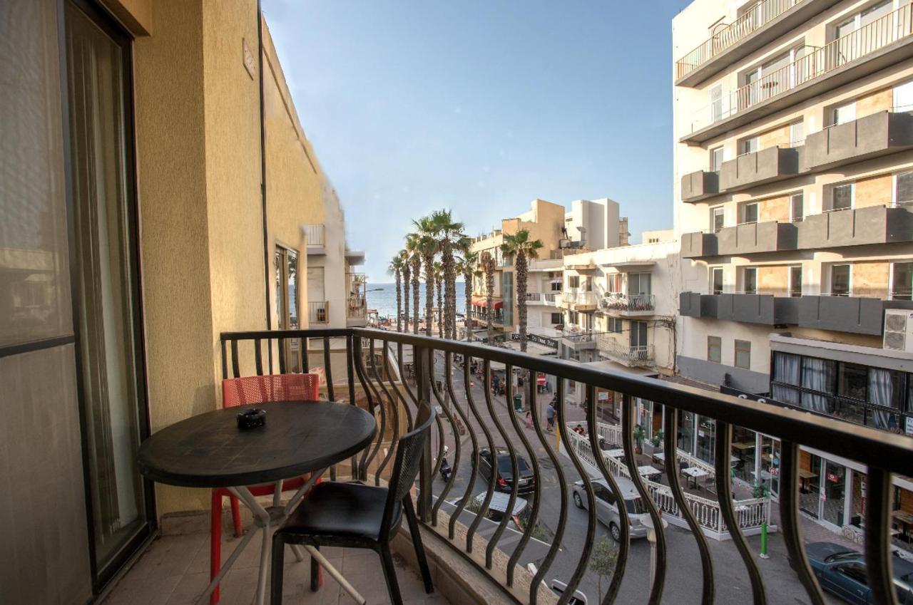 Bugibba Square Seaview 3 Bedroom Apartment San Pawl il-Baħar Zewnętrze zdjęcie